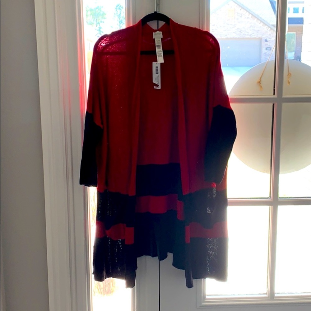 NWT Chico’s Zenergy Oversized‎ Cardigan Sweater S/M